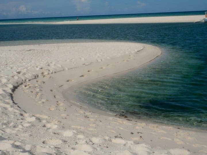 Paradise sand in Camiguin Island
