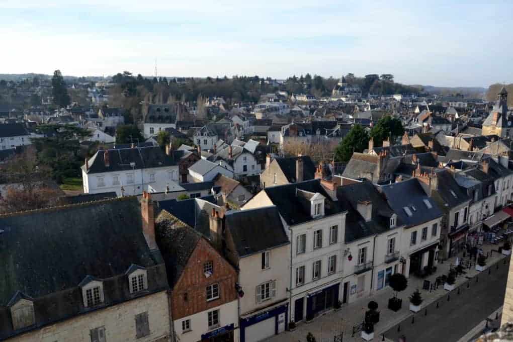 Houses opposite the Chateaux Amboise