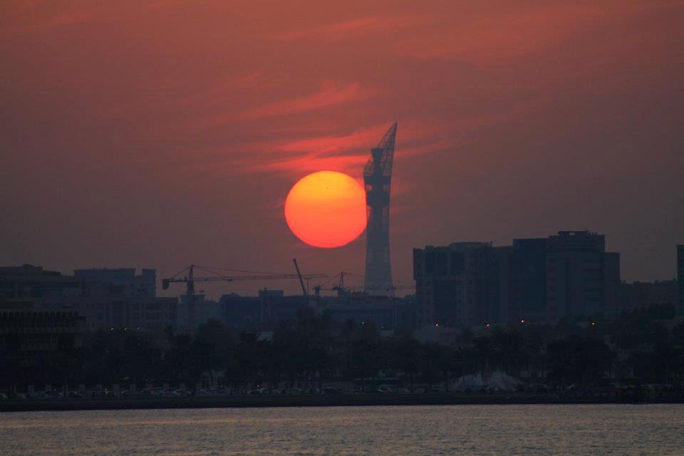 Sunset in Qatar