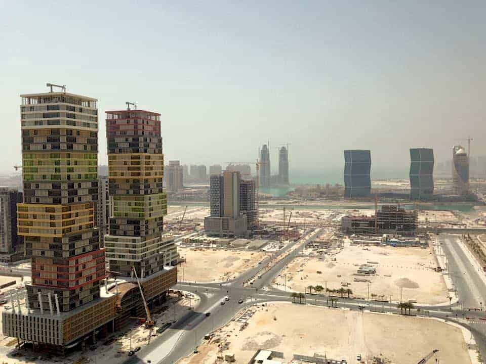 Lusail in Qatar maninio.com #constructiondoha #pearlqatar 