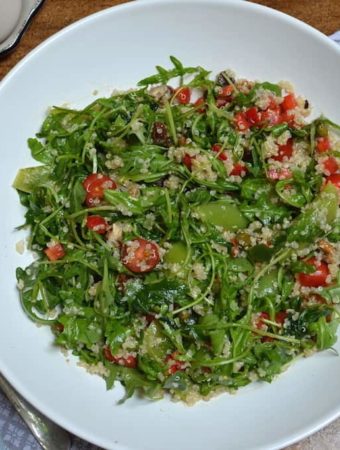 quinoa salad with lemon dressing