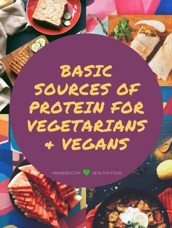 Basic sources of protein - maninio.com #veganprotein #vegansources