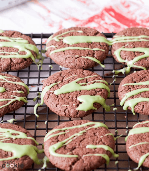 Chocolate Peppermint Cookie for Christmas