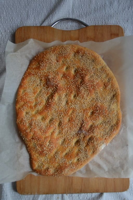 Lagana is ready, Greek Lagana bread with star anise (Clean Monday) | Vegan