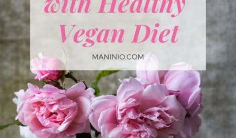 Pink flowers in a vase -Allergic Rhinitis cure with Healthy Vegan Diet