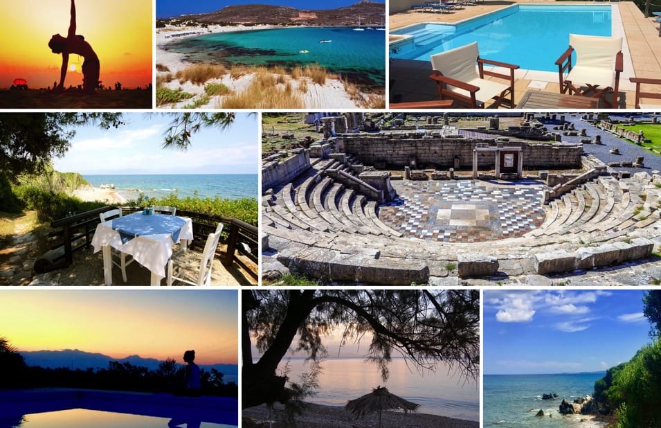 greek photos collage